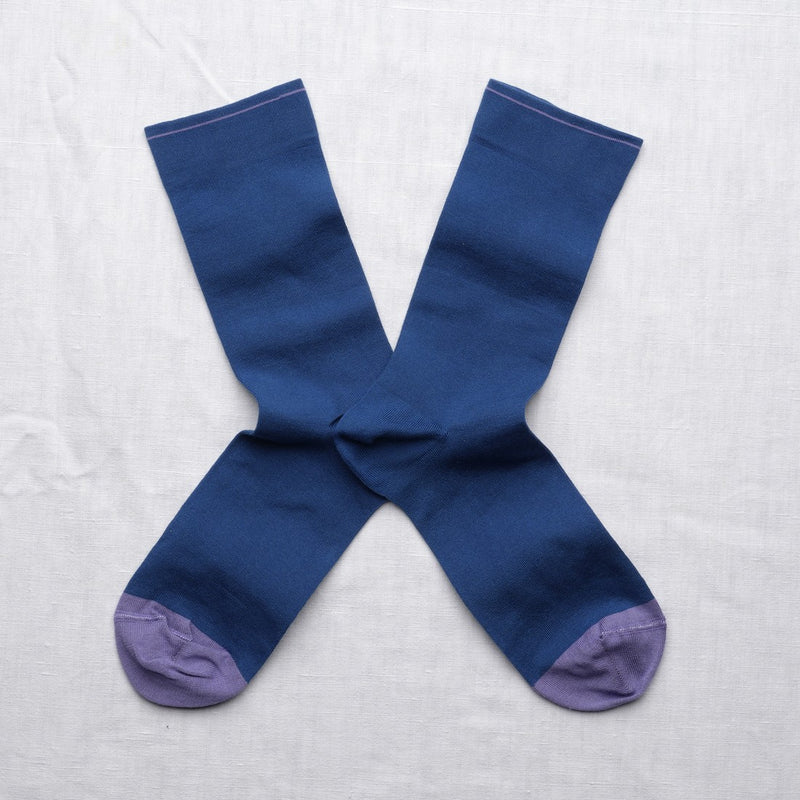 Chaussettes Uni Bleu Roi