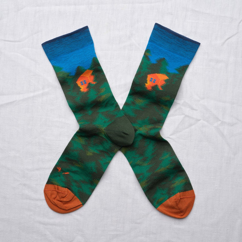 Chaussettes Maison Forêt