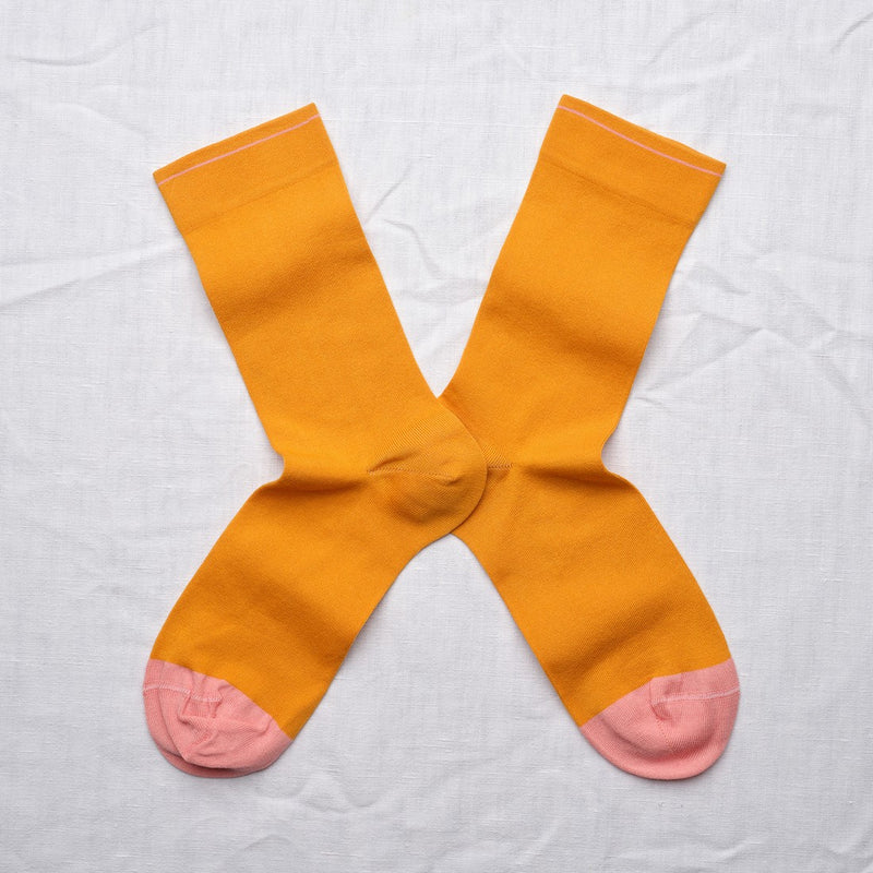 Chaussettes Unies Curcuma