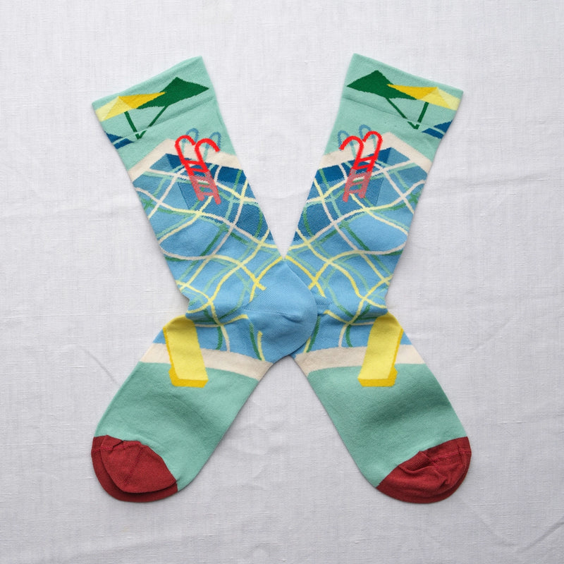 Mint Pool Socks