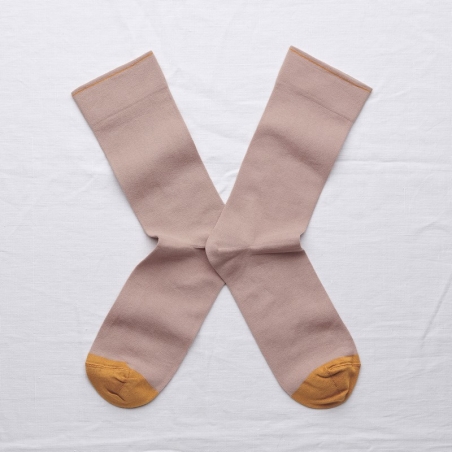 socks - bonne maison - Plain - Nude - women - men - mixed socks - bonne maison - Plain - Nude - women - men - mixed