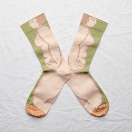 chaussettes - bonne maison -  Nue - Mousse - femme - homme - mixte