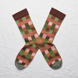 socks - bonne maison -  Checks - Multico - women - men - mixed