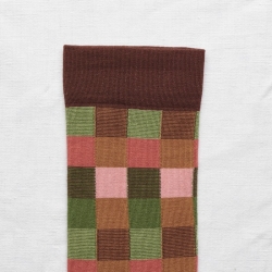 chaussettes - bonne maison -  Carreaux - Multico - femme - homme - mixte