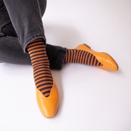 Socks Caramel Stripe