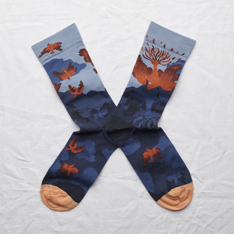 chaussettes - bonne maison -  Phoenix - Orage - femme - homme - mixte