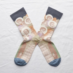 socks - bonne maison -  Angel - Steel - women - men - mixed