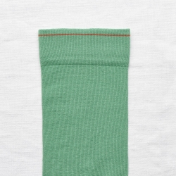 chaussettes - bonne maison -  Uni - Vert Ming - femme - homme - mixte