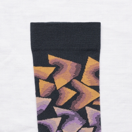 chaussettes - bonne maison -  Triangle - Nuit - femme - homme - mixte