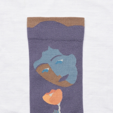 chaussettes - bonne maison -  Visage - Nocturne - femme - homme - mixte