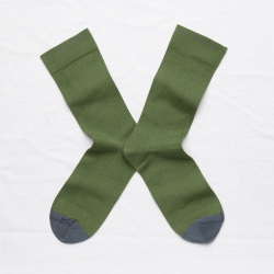 socks - bonne maison -  Plain - Cactus - women - men - mixed