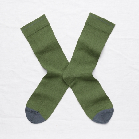 chaussettes - bonne maison - Uni - Cactus - femme - homme - mixte chaussettes - bonne maison - Uni - Cactus - femme - homme - mixte