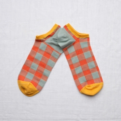 chaussettes - bonne maison -  Carreaux - Multico - femme - homme - mixte