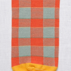 socks - bonne maison -  Checks - Wave - women - men - mixed