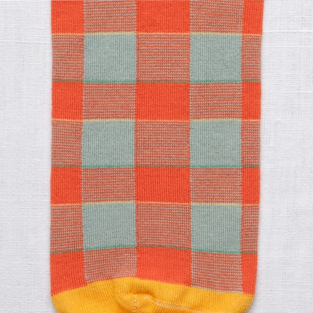 chaussettes - bonne maison -  Carreaux - Multico - femme - homme - mixte