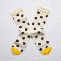 chaussettes - bonne maison -  Pois - Naturel - femme - homme - mixte