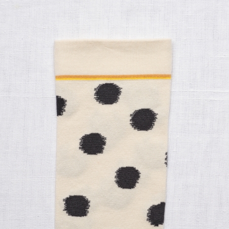 chaussettes - bonne maison -  Pois - Naturel - femme - homme - mixte