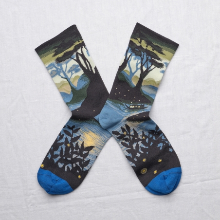 socks - bonne maison - Fireflies - Mulitco - women - men - mixed socks - bonne maison - Fireflies - Mulitco - women - men - mixed