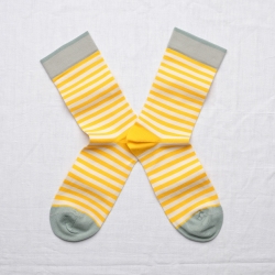 socks - bonne maison -  Mimosa - Stripe - women - men - mixed