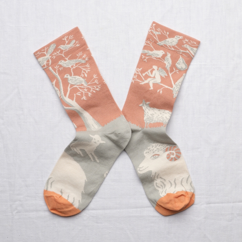 chaussettes - bonne maison -  Mouton - Nude - femme - homme - mixte