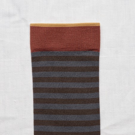 chaussettes - bonne maison - Rayure - Bleu - femme - homme - mixte chaussettes - bonne maison - Rayure - Bleu - femme - homme - mixte
