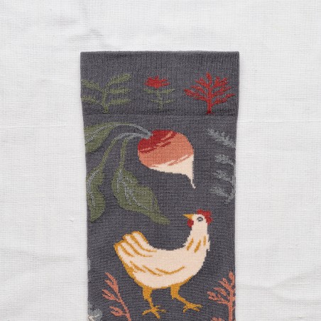 chaussettes - bonne maison - Poule - Bleu - femme - homme - mixte chaussettes - bonne maison - Poule - Bleu - femme - homme - mixte