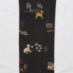 socks - bonne maison -  Seedlings - Black - women - men - mixed