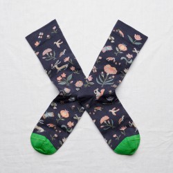 socks - bonne maison -  Seedlings - Blue - women - men - mixed