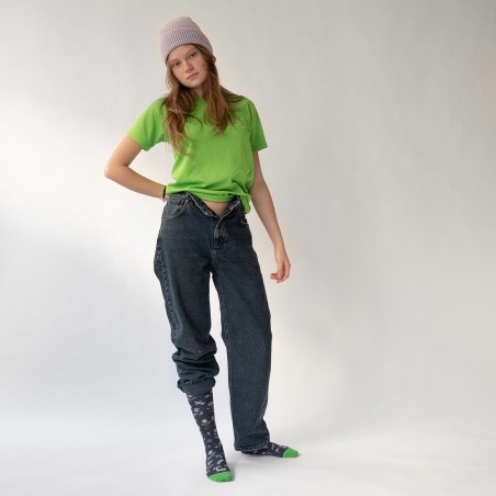 socks - bonne maison - Seedlings - Blue - women - men - mixed socks - bonne maison - Seedlings - Blue - women - men - mixed