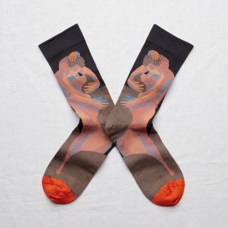 socks - bonne maison - Couple - Blue - women - men - mixed socks - bonne maison - Couple - Blue - women - men - mixed