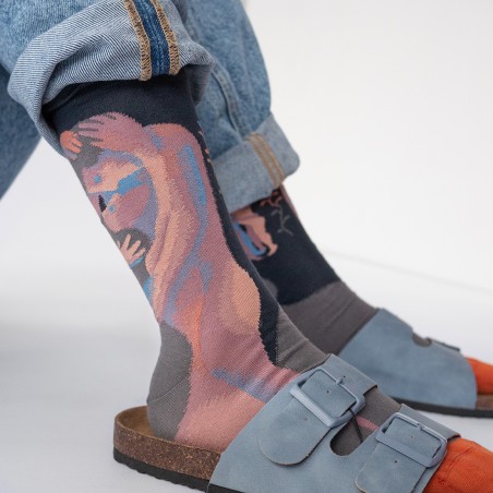 socks - bonne maison - Couple - Blue - women - men - mixed socks - bonne maison - Couple - Blue - women - men - mixed