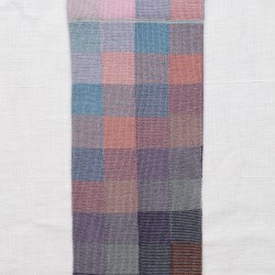 socks - bonne maison -  Checks - Violet - women - men - mixed