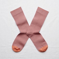 socks - bonne maison -  Plain - Aluminium - women - men - mixed