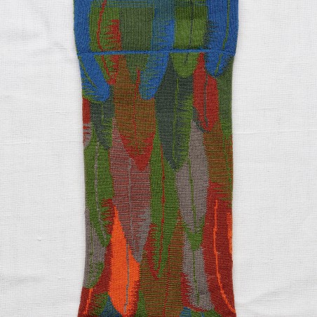 socks - bonne maison -  Feather - Brown - women - men - mixed
