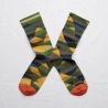 socks - bonne maison -  Triangle - Green - women - men - mixed