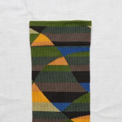 socks - bonne maison -  Triangle - Green - women - men - mixed