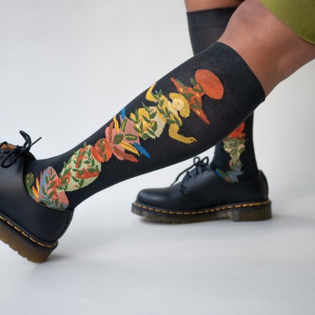 chaussettes - bonne maison - Totem - Noir - femme - homme - mixte chaussettes - bonne maison - Totem - Noir - femme - homme - mixte
