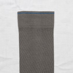 chaussettes - bonne maison -  Uni - Gris - femme - homme - mixte