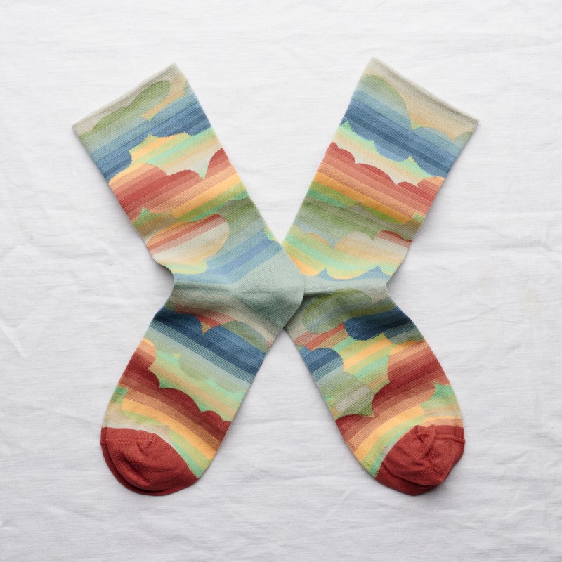 chaussettes - bonne maison -  Nuage - Multicolore - femme - homme - mixte