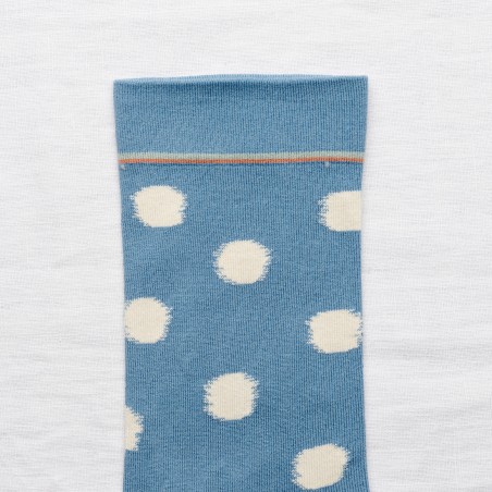 chaussettes - bonne maison - Pois - Bleu - femme - homme - mixte chaussettes - bonne maison - Pois - Bleu - femme - homme - mixte