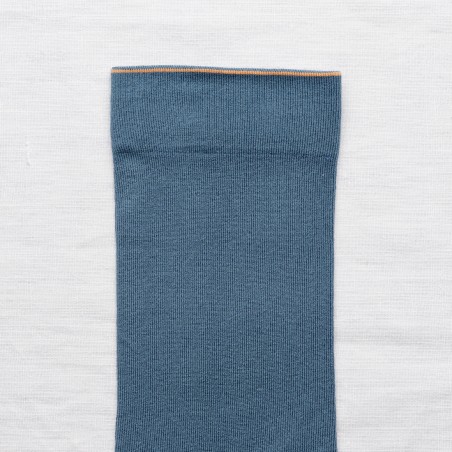 chaussettes - bonne maison -  Uni - Bleu - femme - homme - mixte