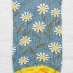 socks - bonne maison -  Daisy - Blue - women - men - mixed