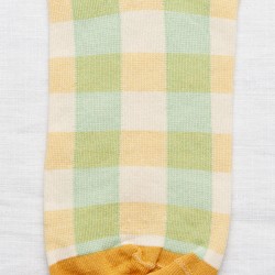 chaussettes - bonne maison -  Carreaux - Vert - femme - homme - mixte