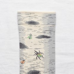 socks - bonne maison -  Insect - White - women - men - mixed