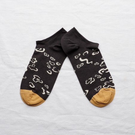 chaussettes - bonne maison -  Bicolore - Noir - femme - homme - mixte