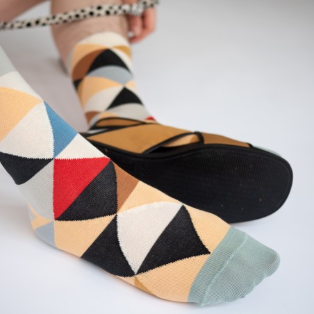 socks - bonne maison -  Diamond - Multicolore - women - men - mixed