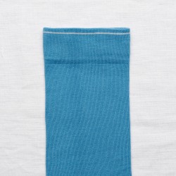 chaussettes - bonne maison -  Uni - Bleu - femme - homme - mixte