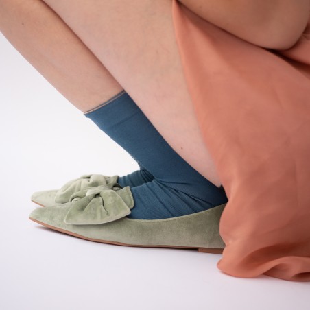 socks - bonne maison - Plain - Blue - women - men - mixed socks - bonne maison - Plain - Blue - women - men - mixed