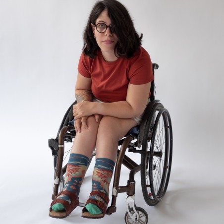 chaussettes - bonne maison - Lion - Bleu - femme - homme - mixte chaussettes - bonne maison - Lion - Bleu - femme - homme - mixte
