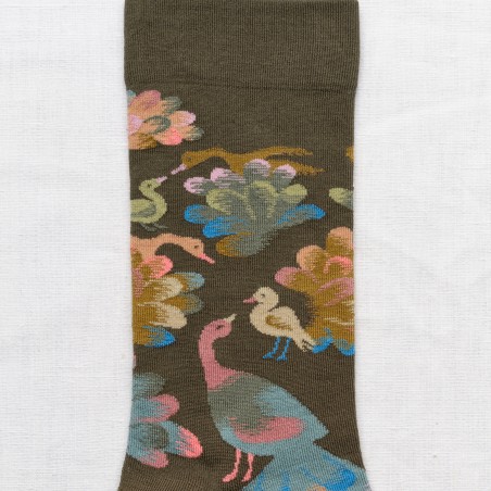socks - bonne maison - Peacock - Green - women - men - mixed socks - bonne maison - Peacock - Green - women - men - mixed